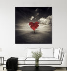 heart tree by Dirk Wüstenhagen on GIANT ART - brown photo illustration