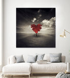 heart tree by Dirk Wüstenhagen on GIANT ART - brown photo illustration