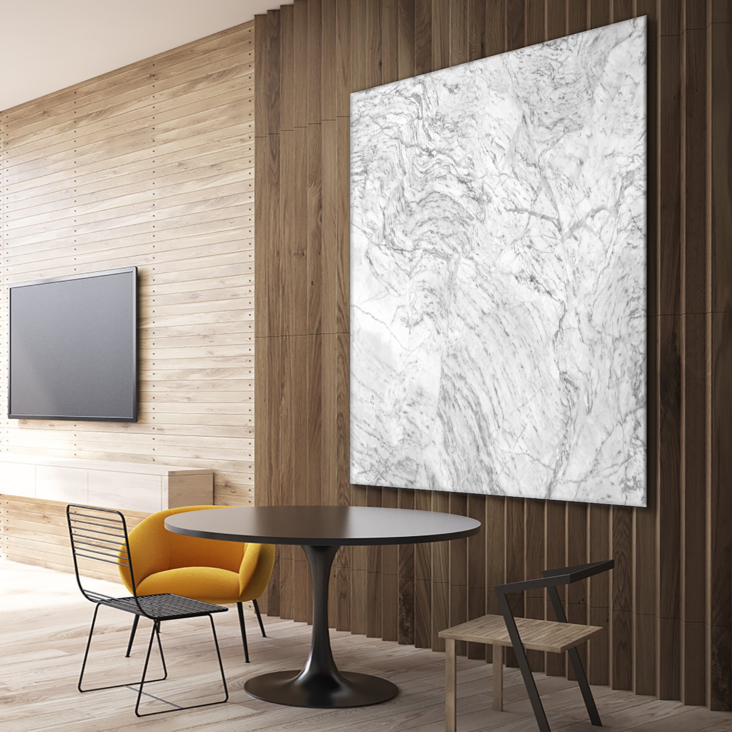 White Marble IV by amini 54 on GIANT ART - white photo manipulation