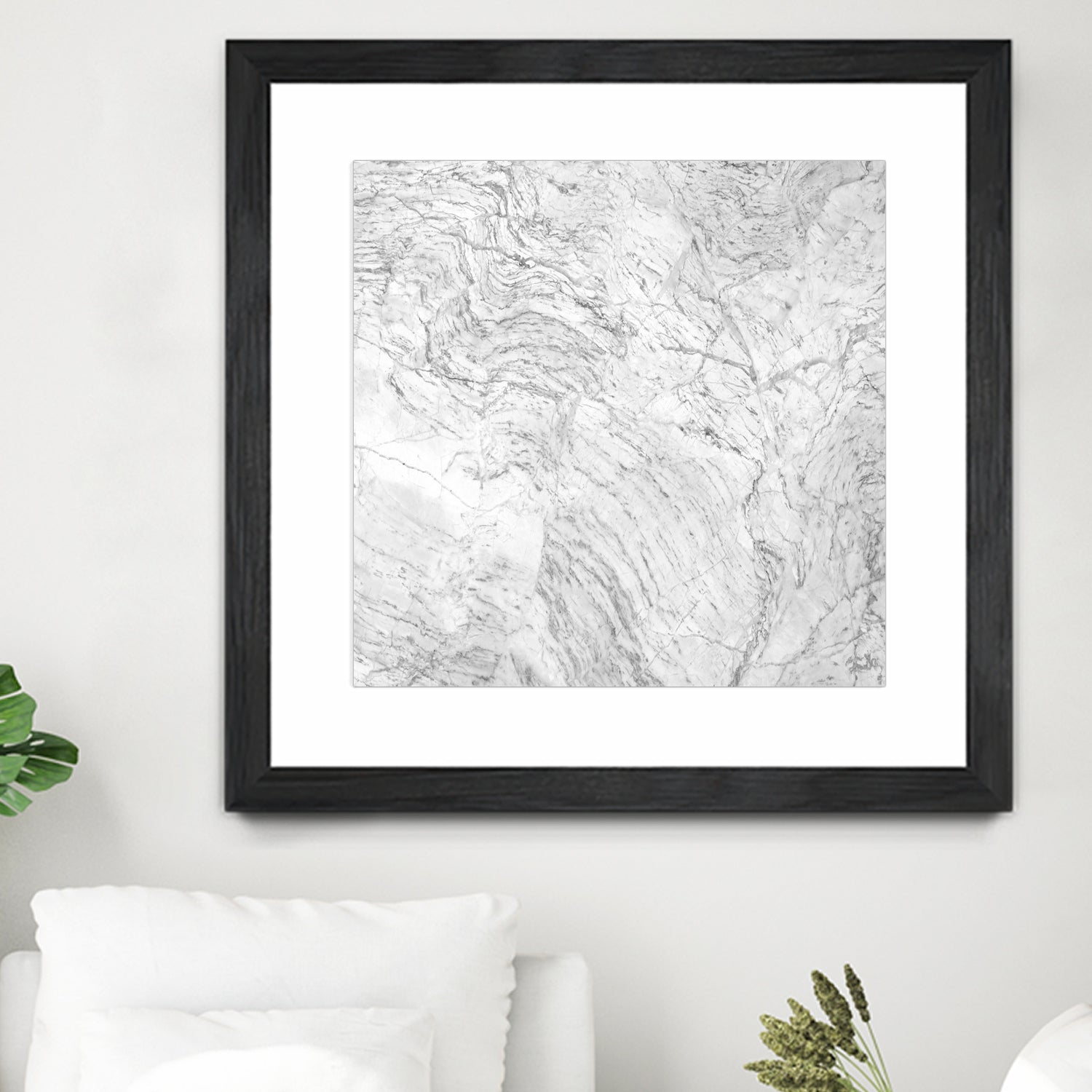 White Marble IV by amini 54 on GIANT ART - white photo manipulation