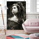 Amy Winehouse by Allan Burch on GIANT ART - black digital drawing