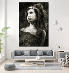 Amy Winehouse by Allan Burch on GIANT ART - black digital drawing