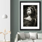 Amy Winehouse by Allan Burch on GIANT ART - black digital drawing