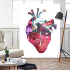 Superstar Heart by Bianca Green on GIANT ART - fuchsia mixed media