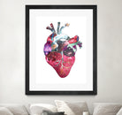 Superstar Heart by Bianca Green on GIANT ART - fuchsia mixed media