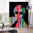 Andy Warhol | Dark | Pop Art by William Cuccio on GIANT ART - black digital drawing