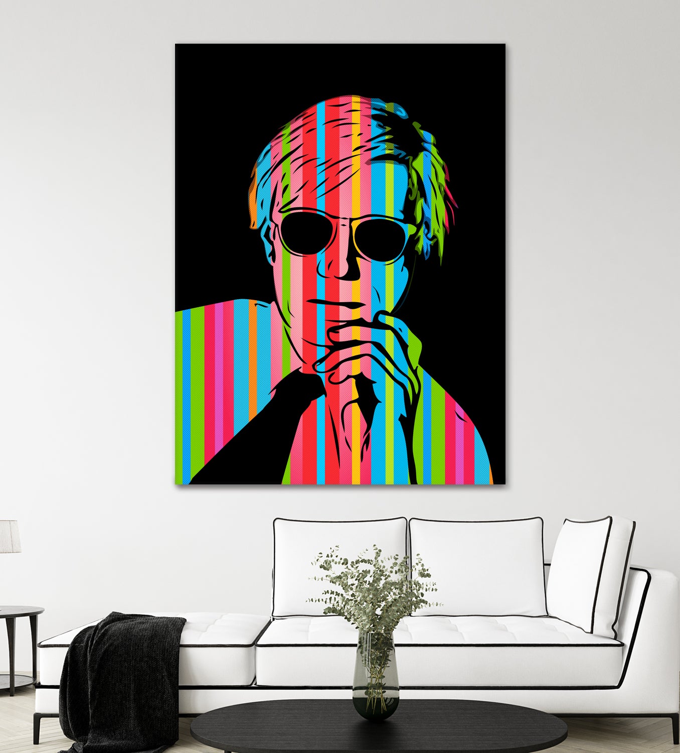 Andy Warhol | Dark | Pop Art by William Cuccio on GIANT ART - black digital drawing