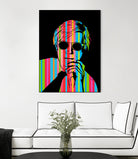 Andy Warhol | Dark | Pop Art by William Cuccio on GIANT ART - black digital drawing