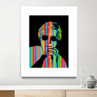 Andy Warhol | Dark | Pop Art by William Cuccio on GIANT ART - black digital drawing