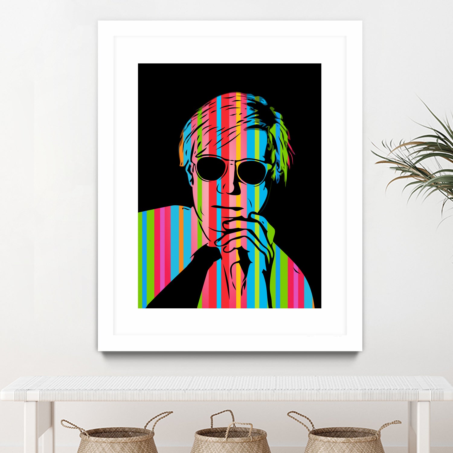 Andy Warhol | Dark | Pop Art by William Cuccio on GIANT ART - black digital drawing