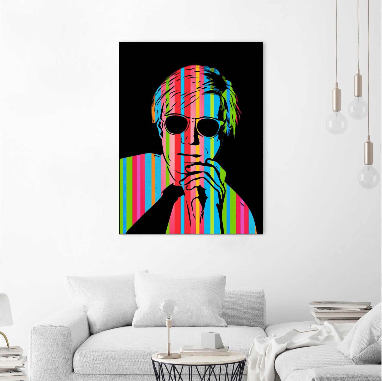 Andy Warhol | Dark | Pop Art by William Cuccio on GIANT ART - black digital drawing