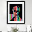 Andy Warhol | Dark | Pop Art by William Cuccio on GIANT ART - black digital drawing