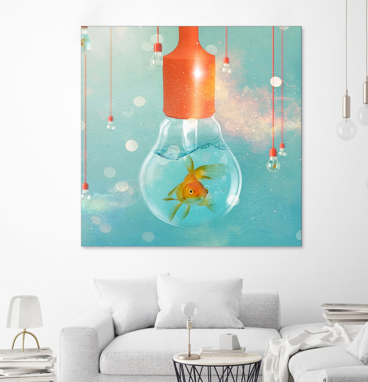 GOLDFISH IDEAS by Vin Zzep on GIANT ART - white digital drawing