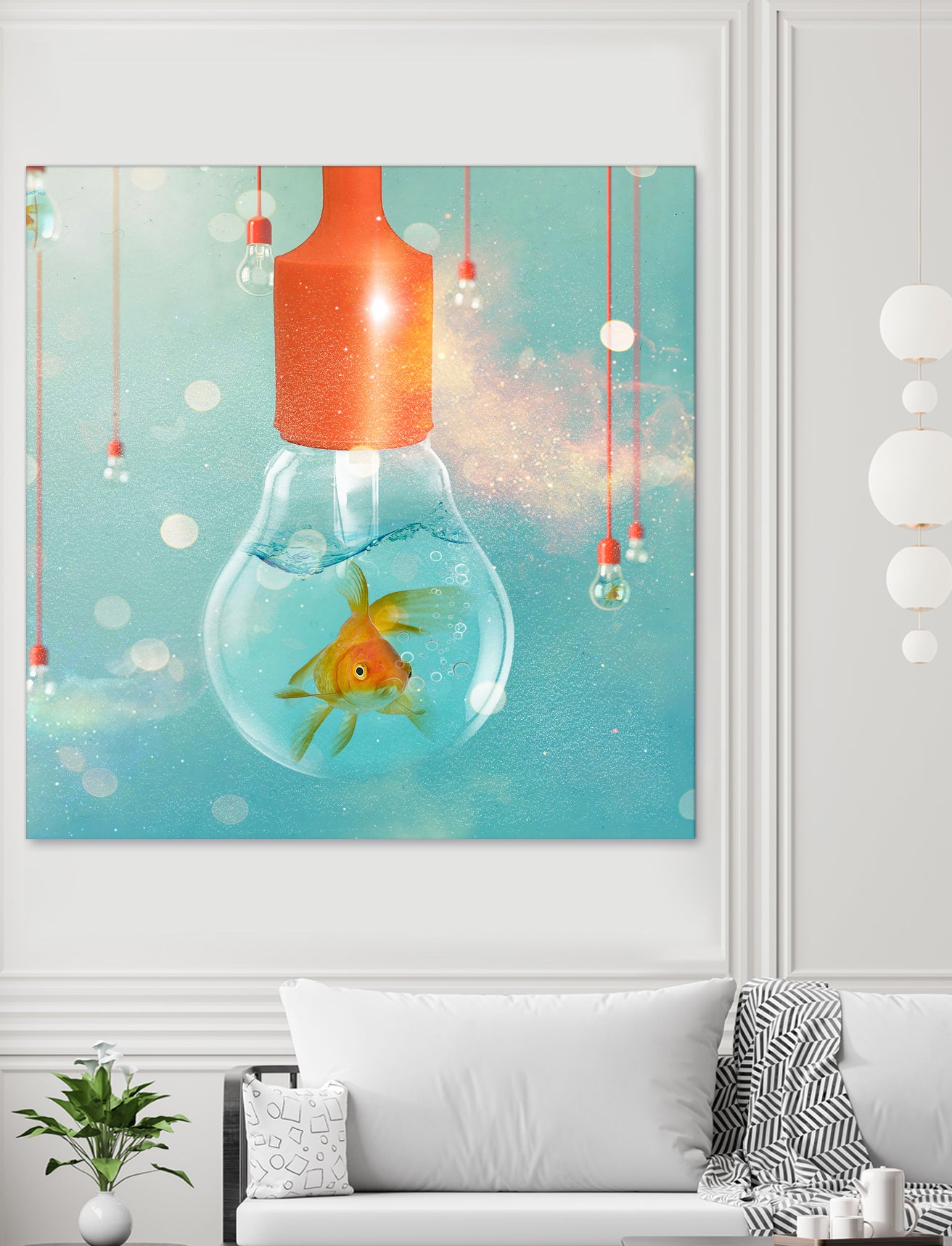 GOLDFISH IDEAS by Vin Zzep on GIANT ART - white digital drawing