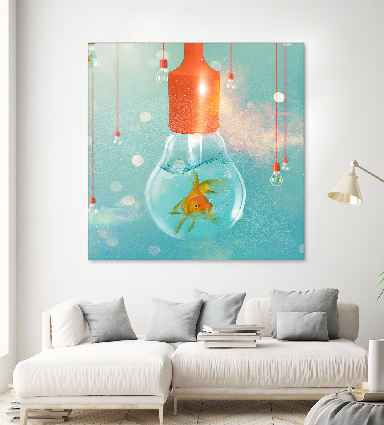 GOLDFISH IDEAS by Vin Zzep on GIANT ART - white digital drawing