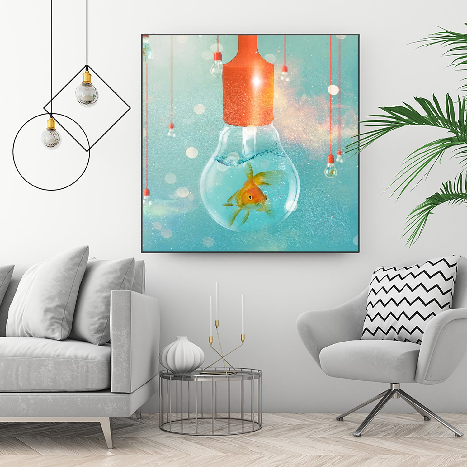 GOLDFISH IDEAS by Vin Zzep on GIANT ART - white digital drawing