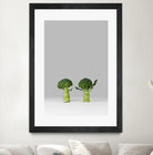 Arguing Broccolis by Anders Wasser on GIANT ART - gray photo illustration