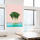 Palm Beach by Anders Wasser on GIANT ART - pink photo illustration