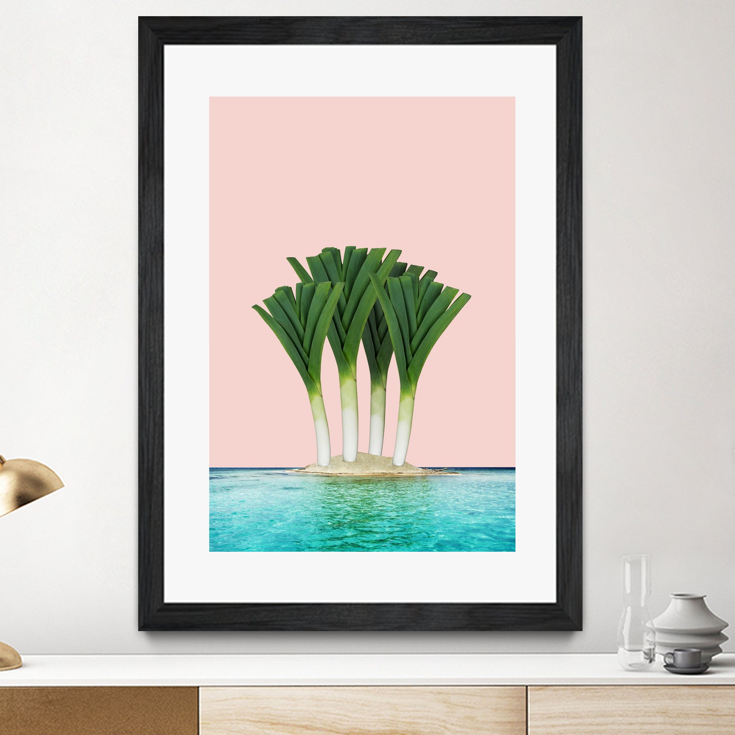 Palm Beach by Anders Wasser on GIANT ART - pink photo illustration