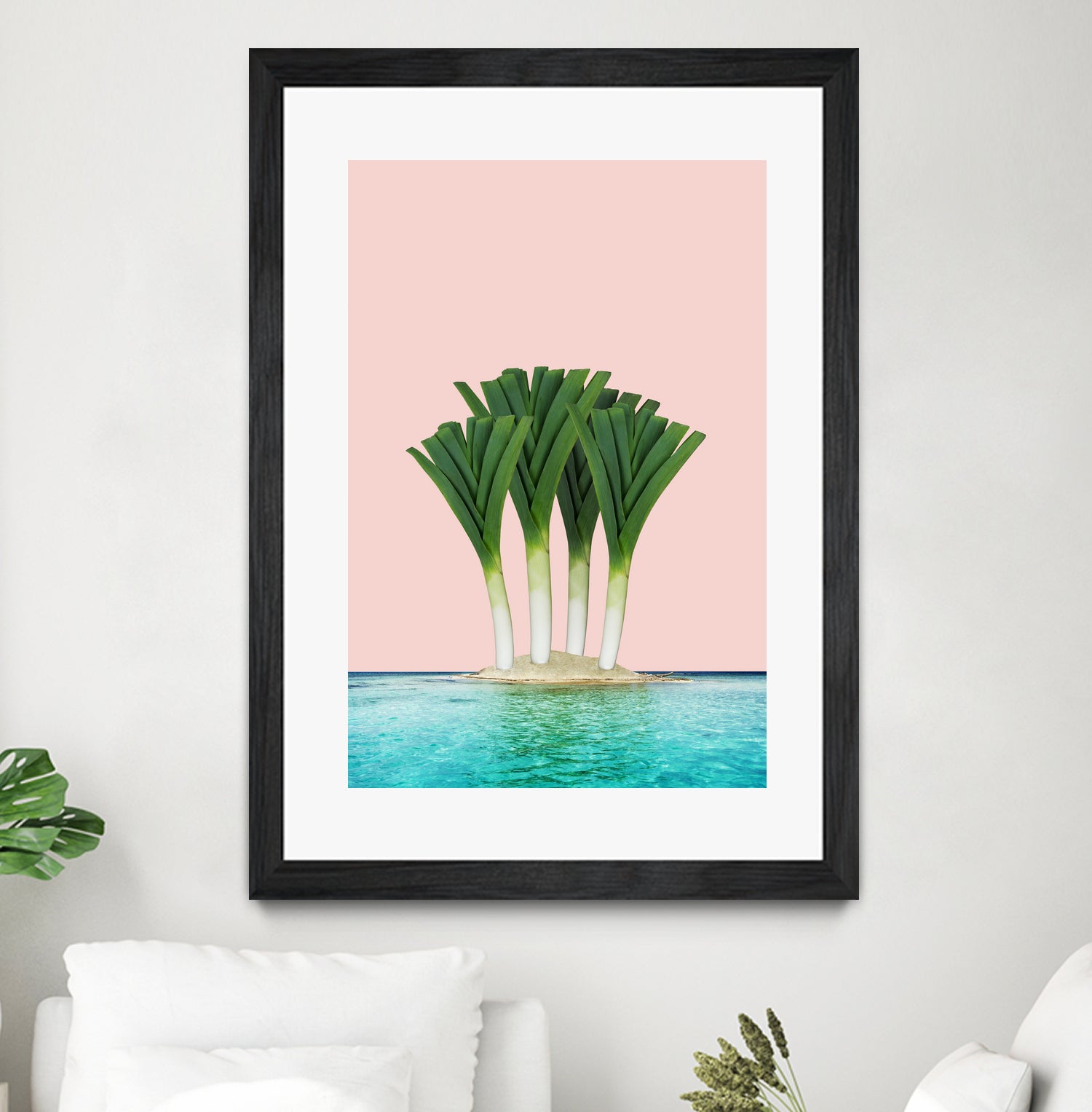 Palm Beach by Anders Wasser on GIANT ART - pink photo illustration