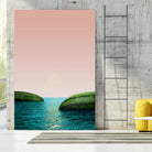 Melon Shore by Anders Wasser on GIANT ART - pink photo illustration