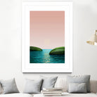 Melon Shore by Anders Wasser on GIANT ART - pink photo illustration