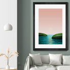 Melon Shore by Anders Wasser on GIANT ART - pink photo illustration