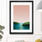 Melon Shore by Anders Wasser on GIANT ART - pink photo illustration