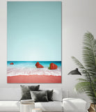 Strawberry Shore by Anders Wasser on GIANT ART - blue photo illustration