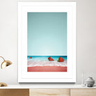 Strawberry Shore by Anders Wasser on GIANT ART - blue photo illustration