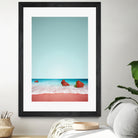 Strawberry Shore by Anders Wasser on GIANT ART - blue photo illustration