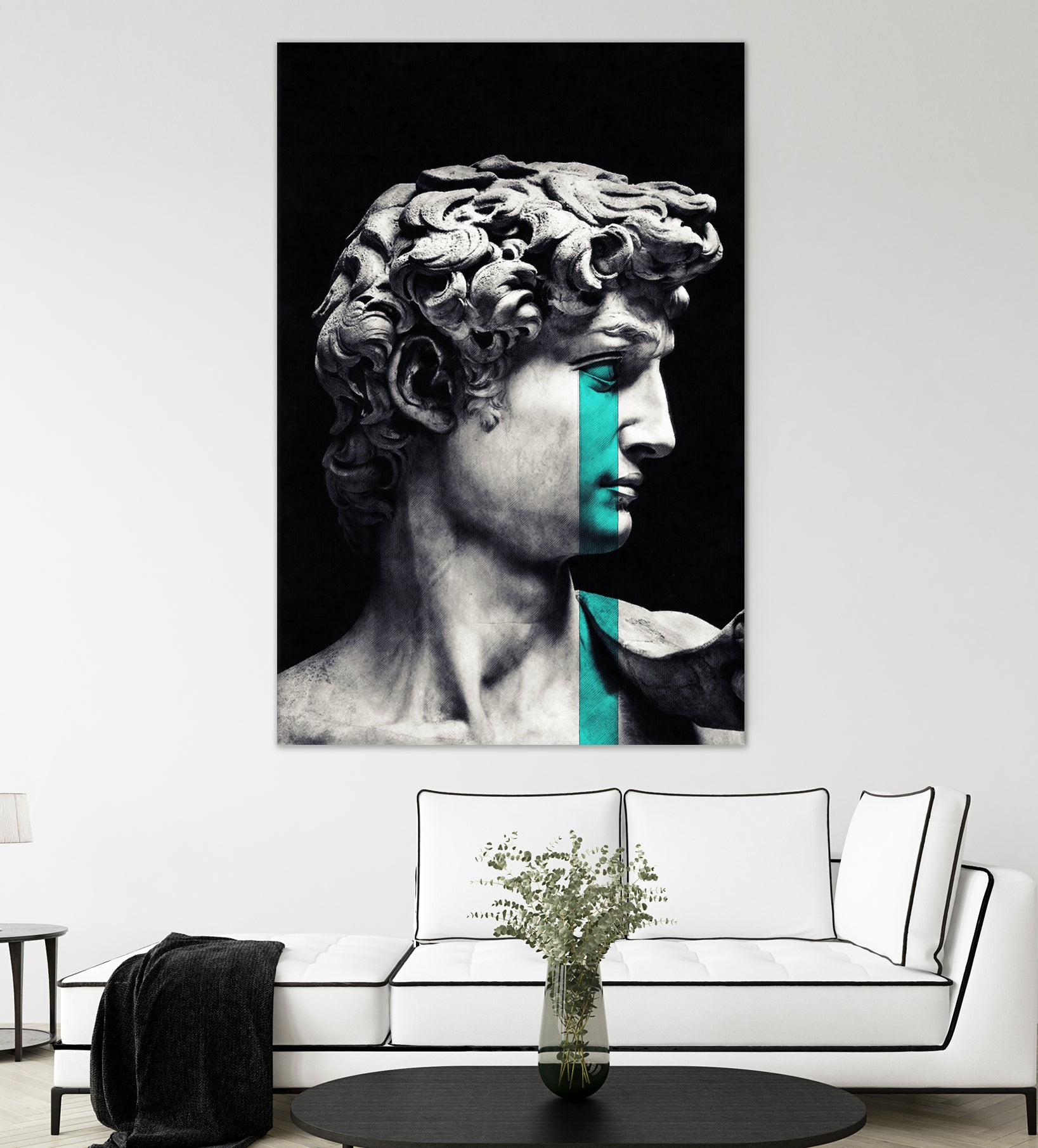 Crying David by Menelaos Trompoukis on GIANT ART - black digital painting