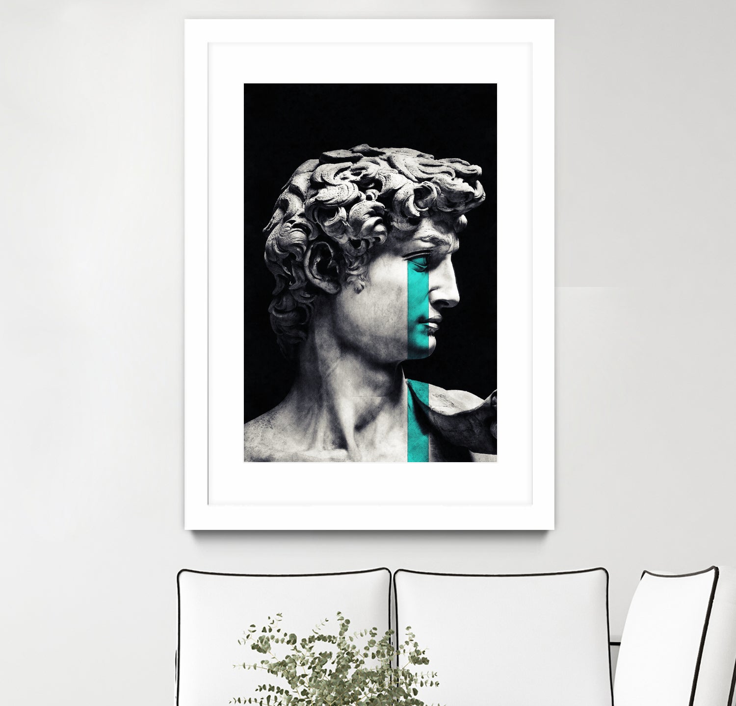 Crying David by Menelaos Trompoukis on GIANT ART - black digital painting