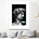 Crying David by Menelaos Trompoukis on GIANT ART - black digital painting