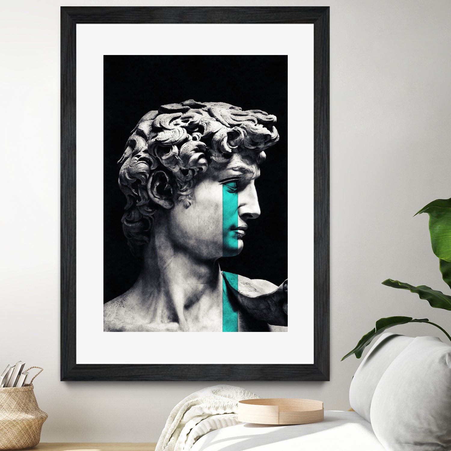 Crying David by Menelaos Trompoukis on GIANT ART - black digital painting