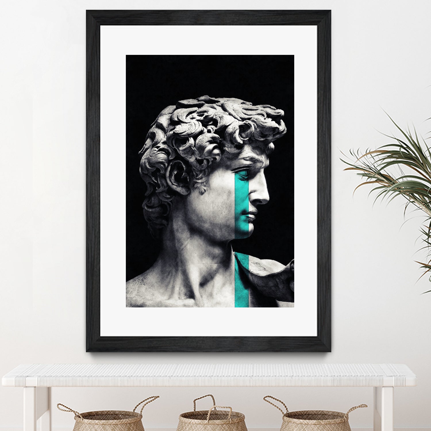 Crying David by Menelaos Trompoukis on GIANT ART - black digital painting