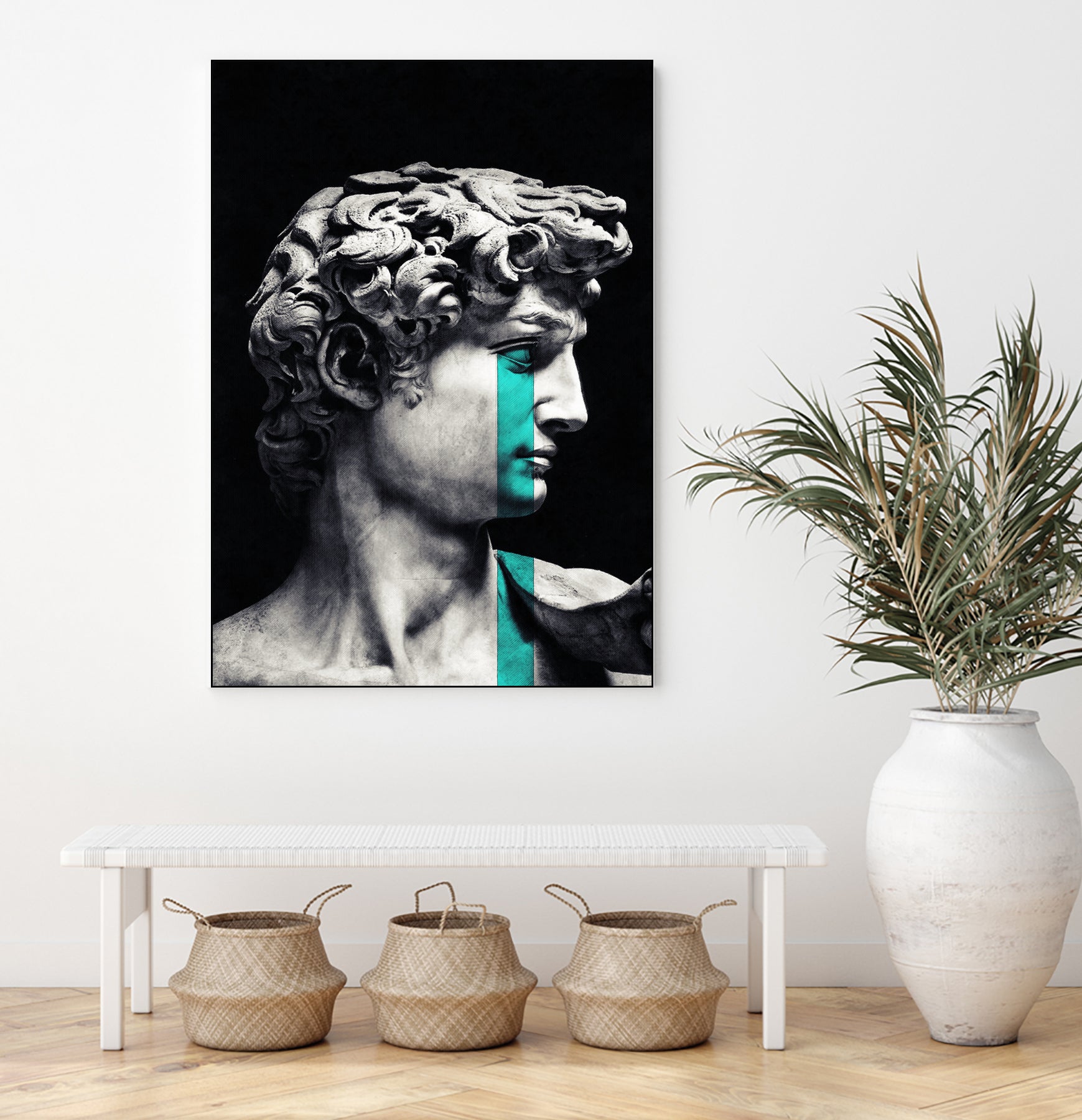 Crying David by Menelaos Trompoukis on GIANT ART - black digital painting