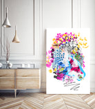 BOUQUET by Liat Noten on GIANT ART - pink mixed media