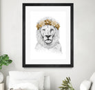 Festival lion (color version) by Solti Balázs on GIANT ART - white digital drawing