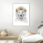 Festival lion (color version) by Solti Balázs on GIANT ART - white digital drawing