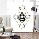 Bee Confident by Barbara Hollaus on GIANT ART - white digital drawing