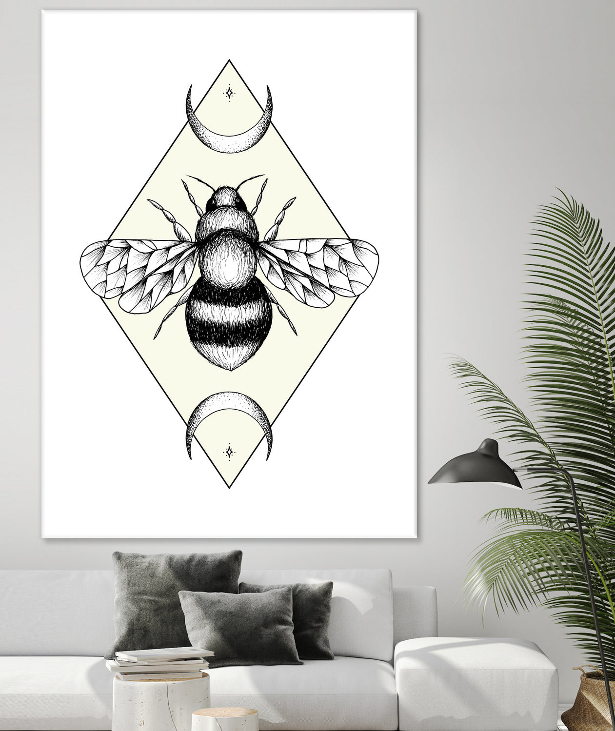 Bee Confident by Barbara Hollaus on GIANT ART - white digital drawing