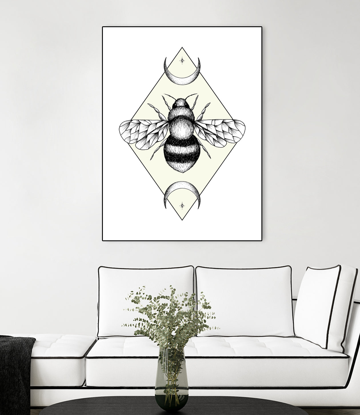 Bee Confident by Barbara Hollaus on GIANT ART - white digital drawing