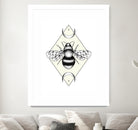 Bee Confident by Barbara Hollaus on GIANT ART - white digital drawing