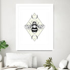 Bee Confident by Barbara Hollaus on GIANT ART - white digital drawing