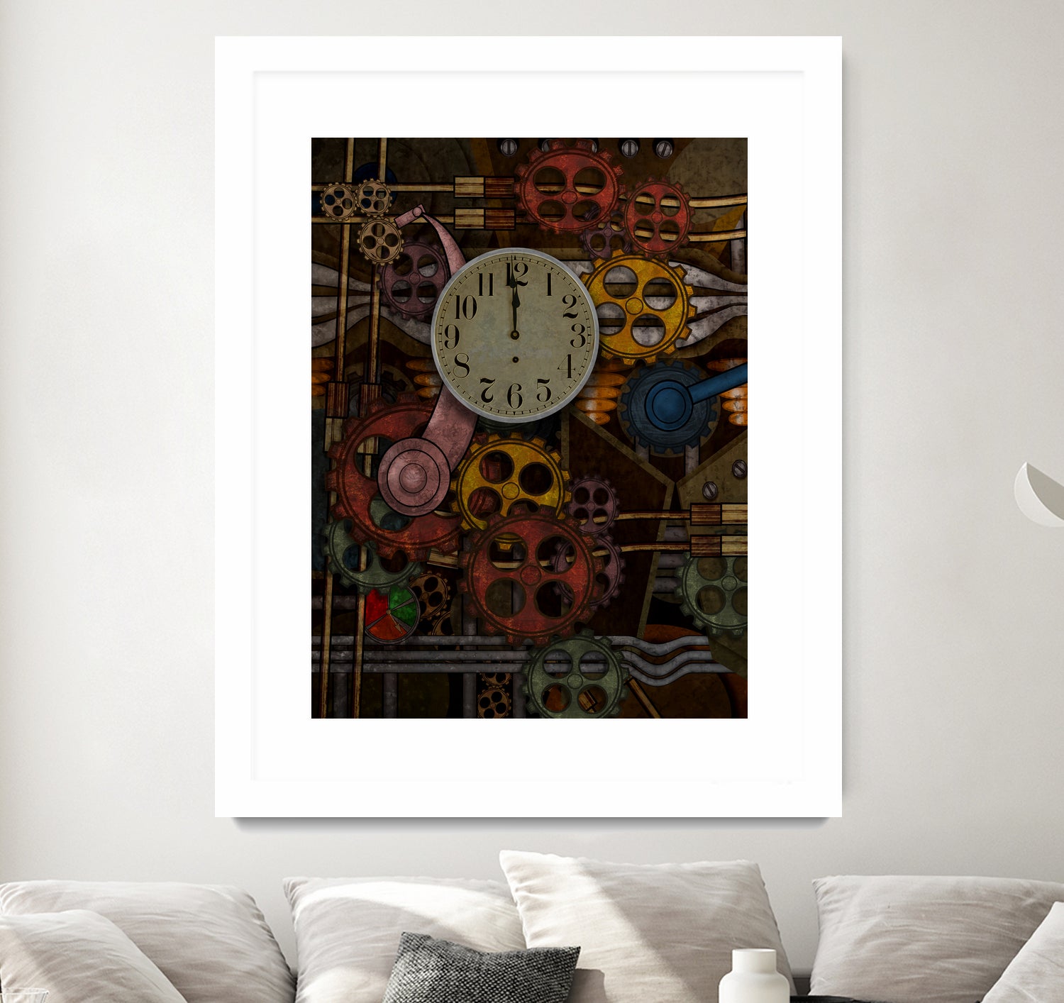 steampunk by james brickell on GIANT ART - red digital painting