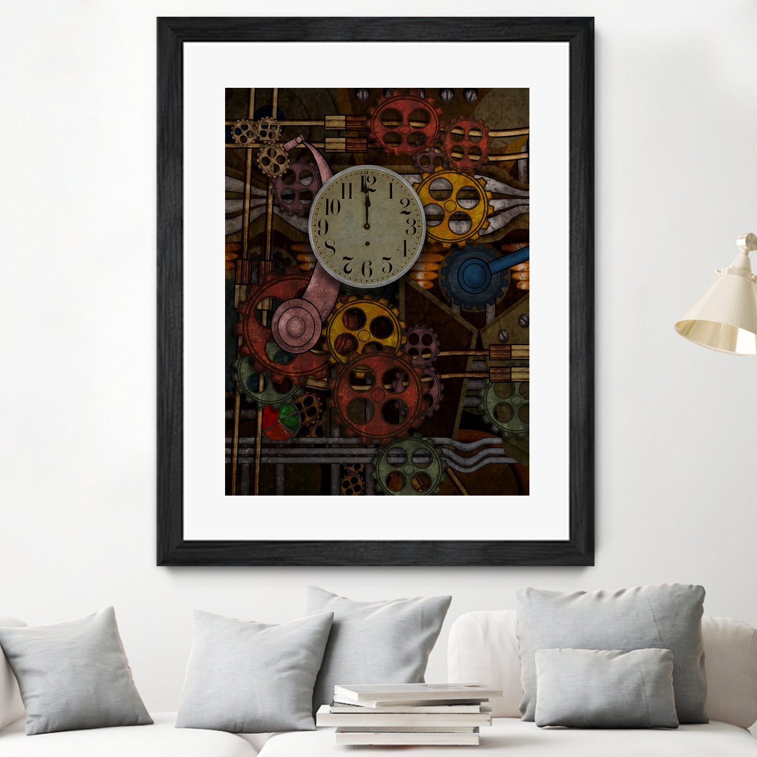 steampunk by james brickell on GIANT ART - red digital painting