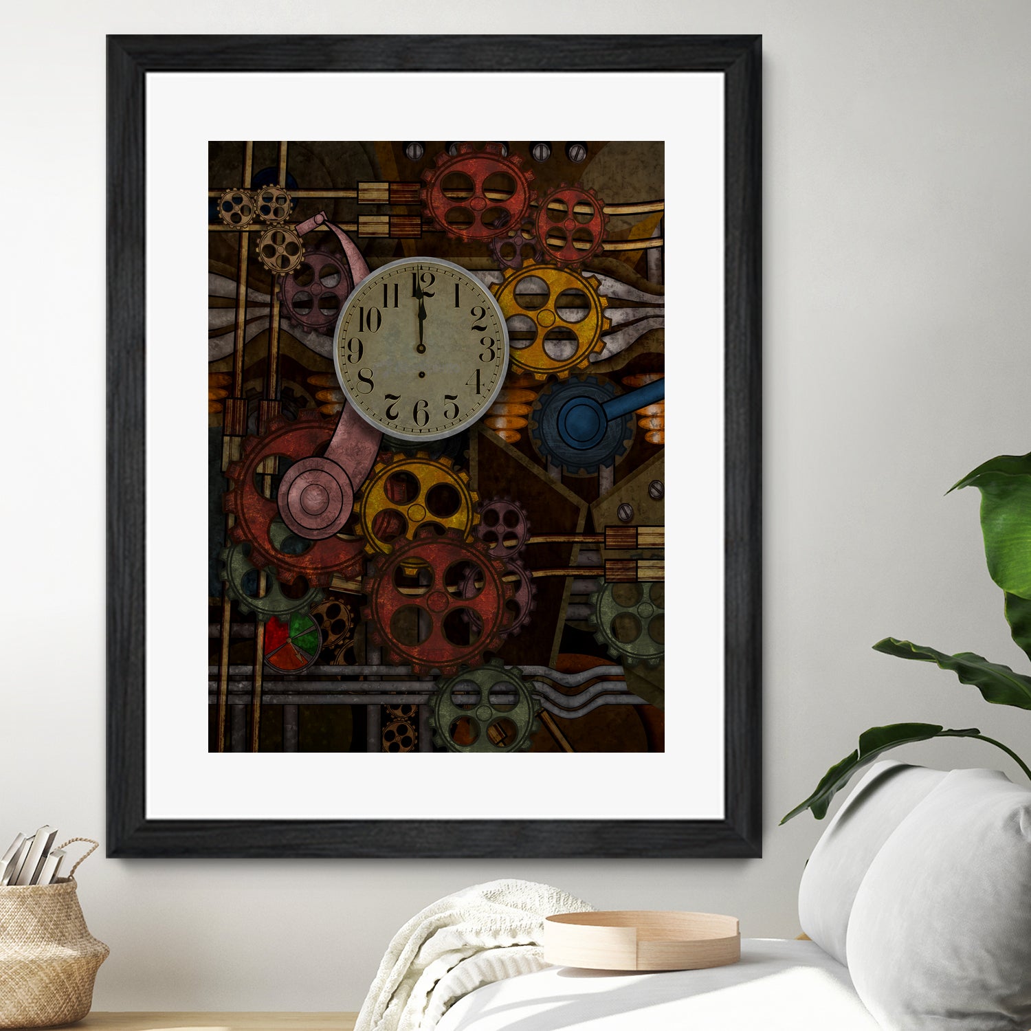 steampunk by james brickell on GIANT ART - red digital painting