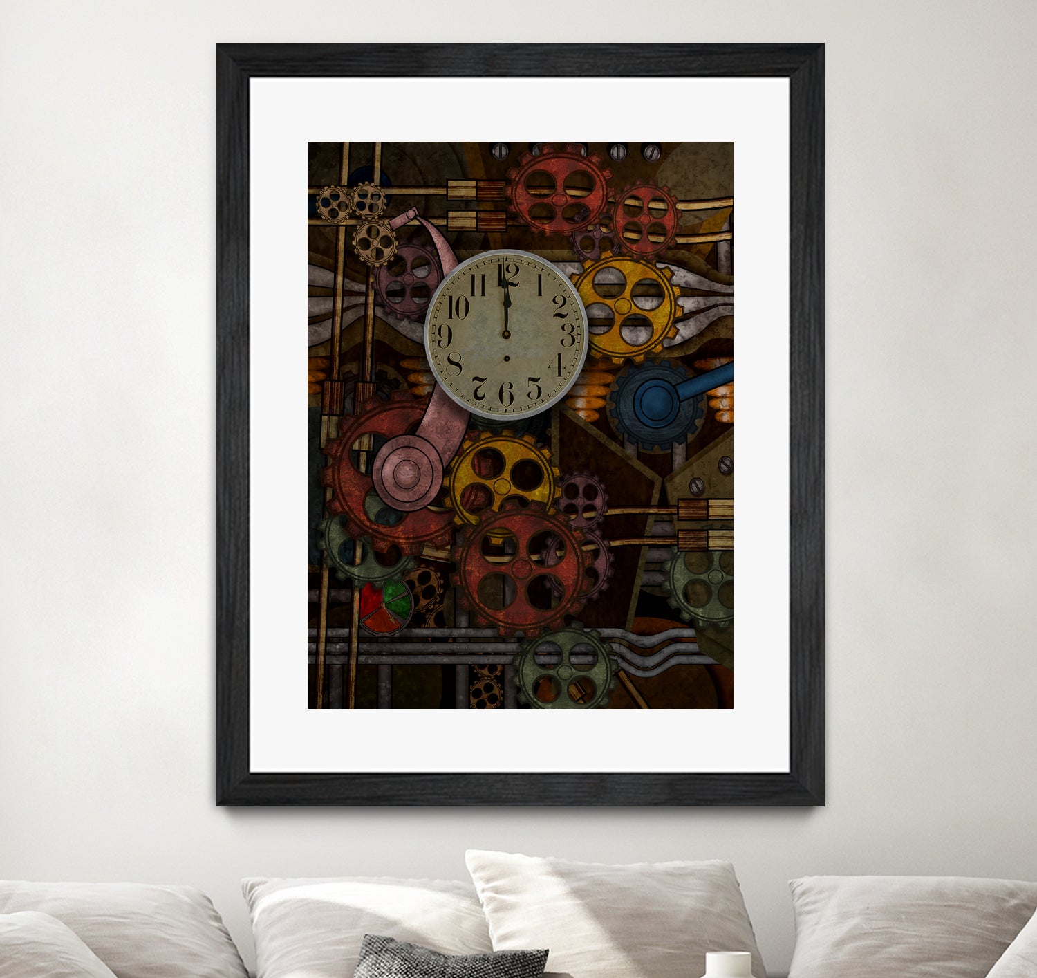 steampunk by james brickell on GIANT ART - red digital painting