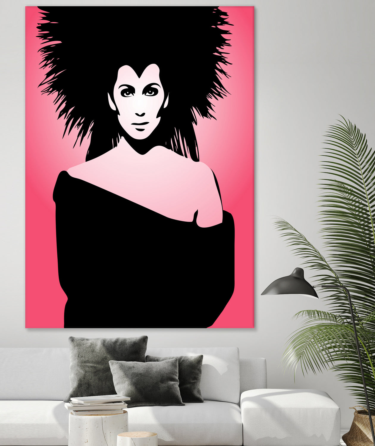 Cher | Pop Art by William Cuccio on GIANT ART - pink digital drawing